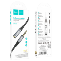 Кабель AUX Hoco UPA20 audio cable 3.5mm male to female 1m