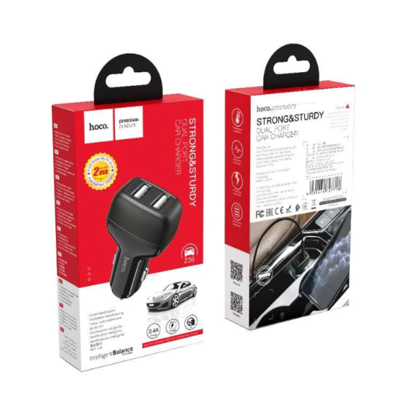 АЗУ Hoco Z36 2USB 2.4A
