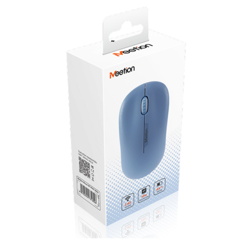 Миша безпровідна Meetion R545 синій