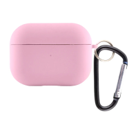 Чохол футляр для навушників AirPods Pro2 з мікрофіброю Рожевий