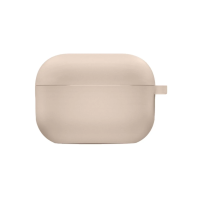 Чохол футляр для навушників AirPods Pro2 з мікрофіброю Пудра