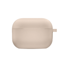Чехол футляр для наушников AirPods Pro2 с микрофиброй Пудра