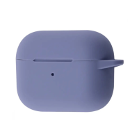 Чохол футляр для навушників AirPods Pro2 з мікрофіброю Сірий (Lavender grey)
