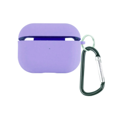 Чехол футляр для наушников AirPods Pro2 с микрофиброй Лиловый