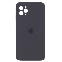 Чохол Silicone Case Square Full+Camera iPhone 11 Pro темно-сірий