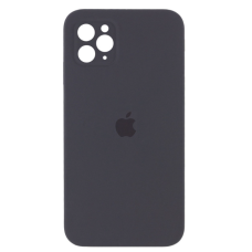 Чехол Silicone Case Square Full+Camera iPhone 11 Pro темно-серый