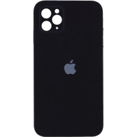 Чохол Silicone Case Square Full+Camera iPhone 11 Pro Max чорний