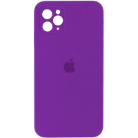 Чехол Silicone Case Square Full+Camera iPhone 11 Pro Max Фиолетовый