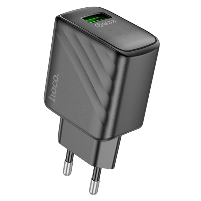 Мережевий адаптер Hoco CS21A QC3.0 18w чорний