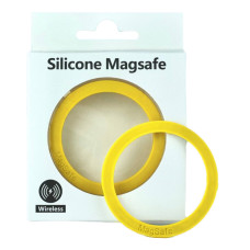 Кольцо MagSafe soft touch для телефонов Apple/Android желтый