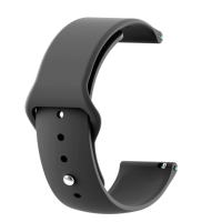 Ремешок Amazfit/Samsung silicone 20mm черный