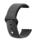 Ремешок Amazfit/Samsung silicone 20mm черный