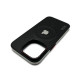 Чехол Leather Style with Logo and Magsafe iPhone 14 Pro Max Черный