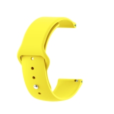 Ремінець Amazfit/Samsung silicone 20mm жовтий