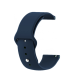 Ремінець Amazfit/Samsung silicone 20mm темно-синій