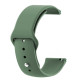 Ремешок Amazfit/Samsung silicone 20mm зеленый