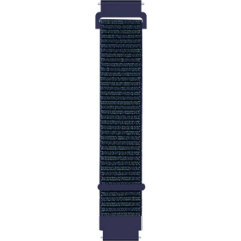 Ремінець Amazfit/Samsung Nylon 20mm темно-синій