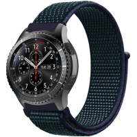 Ремінець Amazfit/Samsung Nylon 20mm темно-синій