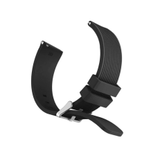 Ремінець Amazfit/Samsung Silicone Stripe 20mm чорний