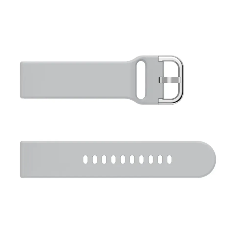 Ремешок Amazfit/Samsung Silicon Active 20mm серый