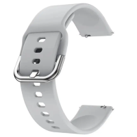 Ремешок Amazfit/Samsung Silicon Active 20mm серый