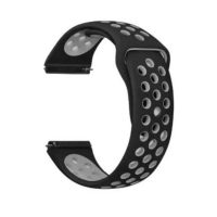 Ремешок Amazfit/Samsung Sport 20mm черно-серый