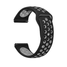 Ремінець Amazfit/Samsung Sport 20mm чорно-сірий