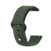 Ремешок Amazfit/Samsung silicone 22mm темно-зеленый