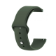 Ремінець Amazfit/Samsung silicone 22mm темно-зелений