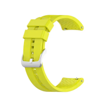Ремінець Amazfit/Samsung Silicone Watch band 22mm жовтий
