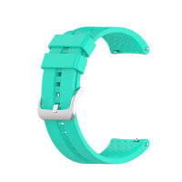 Ремінець Amazfit/Samsung Silicone Watch band 22mm аквамарин