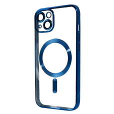 Чехол Shining Case MATTE With MagSafe  c защитными линзами на камеру iPhone 15 Blue