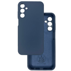 Чохол накладка Silicone Cover Soft Touch ЗК Samsung A15 темно-синій