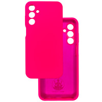Чохол накладка Silicone Cover Soft Touch ЗК Samsung A15 фуксія