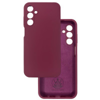 Чохол накладка Silicone Cover Soft Touch ЗК Samsung A15 бордовий