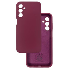 Чохол накладка Silicone Cover Soft Touch ЗК Samsung A15 бордовий