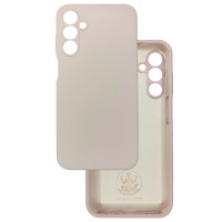 Чохол накладка Silicone Cover Soft Touch ЗК  Samsung A15 пудра