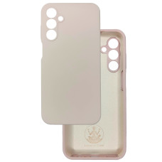 Чохол накладка Silicone Cover Soft Touch ЗК  Samsung A15 пудра
