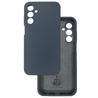 Чохол накладка Silicone Cover Soft Touch ЗК Samsung A15 темно-сірий