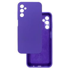 Чохол накладка Silicone Cover Soft Touch ЗК  Samsung A14 ультрафіолет
