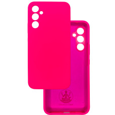 Чохол накладка Silicone Cover Soft Touch ЗК Samsung A34 5g фуксія
