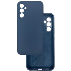 Чохол накладка Silicone Cover Soft Touch ЗК Samsung A34 5g темно-синій