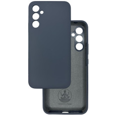 Чехол накладка Silicone Cover Soft Touch ЗК Samsung A34 5G темно-серый