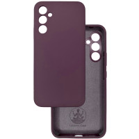 Чохол накладка Silicone Cover Soft Touch ЗК Samsung A34 5g бордовий