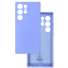 Чохол накладка Silicone Cover Soft Touch ЗК Samsung S24 Ultra бузковий
