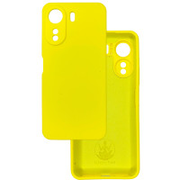 Чохол накладка Silicone Cover Soft Touch ЗК Xiaomi Redmi 13c / Poco C65 жовтий