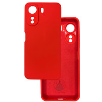 Чехол накладка Silicone Cover Soft Touch ЗК Xiaomi Redmi 13C / Poco C65 красный