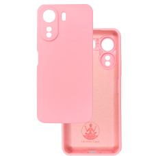 Чехол накладка Silicone Cover Soft Touch ЗК Xiaomi Redmi 13C / Poco C65 розовый