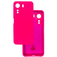 Чохол накладка Silicone Cover Soft Touch ЗК Xiaomi Redmi 13c / Poco C65 фуксія