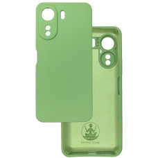 Чехол накладка Silicone Cover Soft Touch ЗК Xiaomi Redmi 13C / Poco C65 мятный